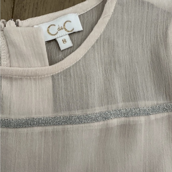 C De C Chiffon Pink Dress - Picture 4 of 6